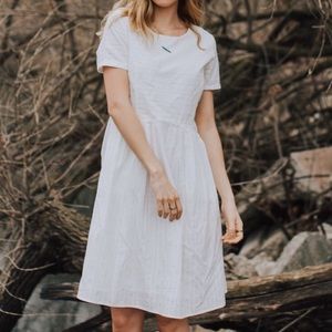 Piper & Scoot Heirloom White Dress